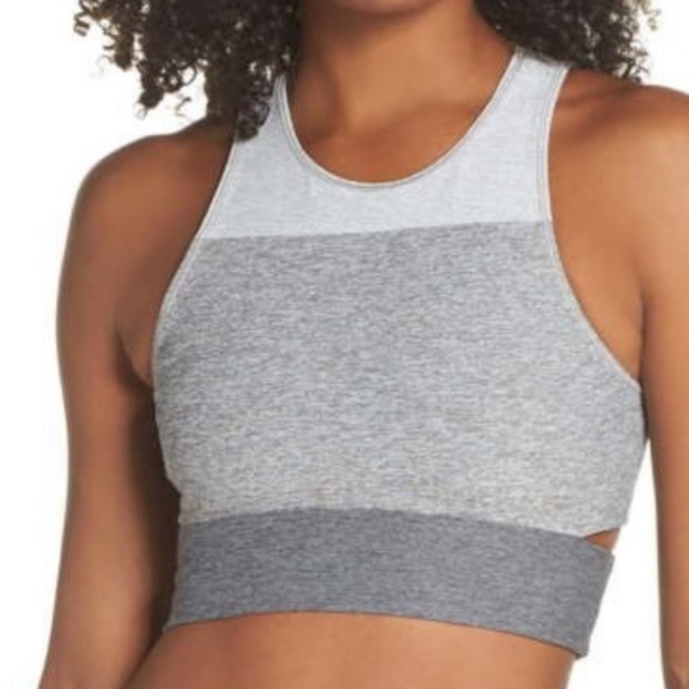 NWT Outdoor Voices Slashback Crop Top Sports Bra